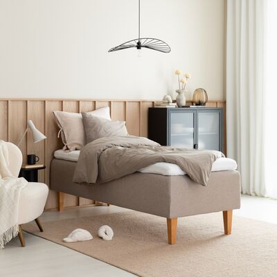 Unia Ergo runkopatjasänky 90 cm harmaa, Unia Ergo pp, jalat 23 cm